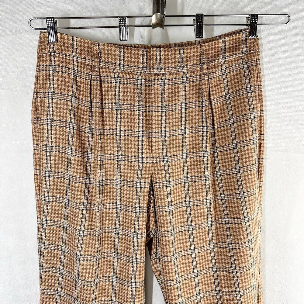 PAIGE Avedon Trousers Bronze Dust Multi Size 14 Business Casual Office - Picture 9 of 14